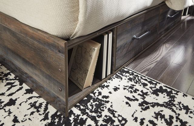 Signature Design by Ashley® Drystan Brown Queen 4-Drawer Storage Panel Bed-7