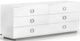 VIG Furniture A&X Victoria White Modern Crocodile Dresser-0
