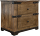 International Furniture Direct Parota 4-Piece Brown Natural Two-Tone Queen Bedroom Set-3