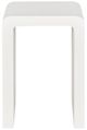 Century® Carrier and Company Mark White Concrete Small Outdoor Nesting Side Table-1