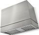 La Cornue CornuFé Loge 44" Stainless Steel Wall Mounted Range Hood with Satin Chrome Trim-0