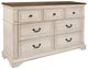 New Classic® Home Furnishings Anastasia Antique White Dresser-0