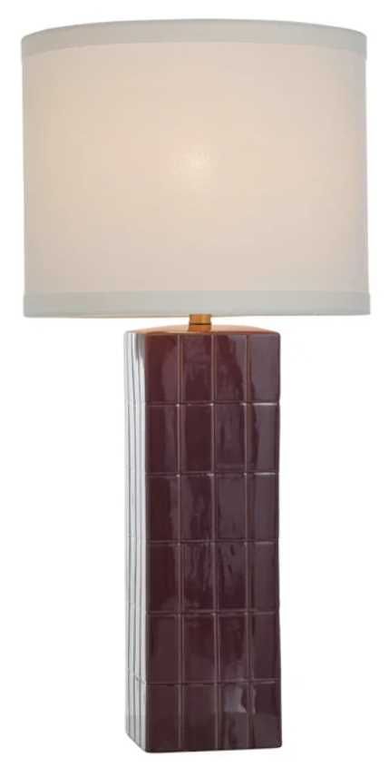 Stylecraft Matilda Burgandy Table Lamp-1