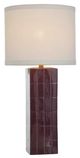 Stylecraft Matilda Burgandy Table Lamp-1