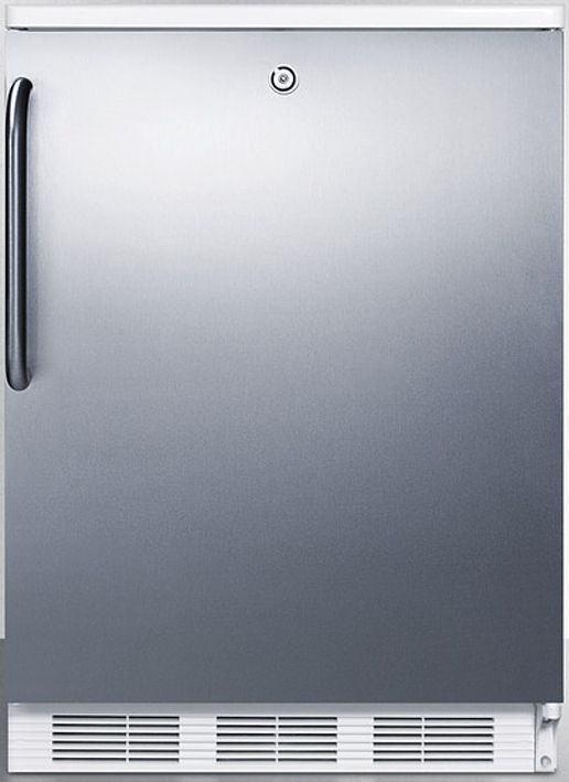 Accucold® by Summit® 24" 5.5 Cu. Ft. Stainless Steel Compact Refrigerator-0