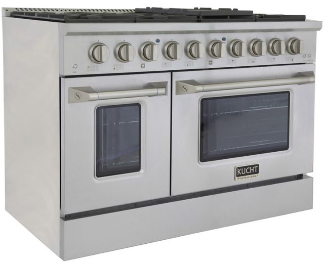 Kucht Professional KDF Series 48" Stainless Steel Pro Style Dual Fuel Range-3