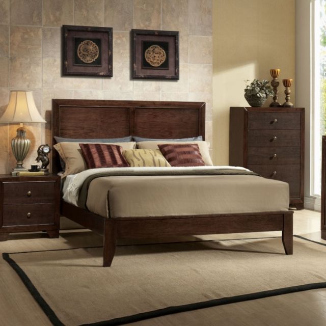 ACME Furniture Madison Espresso Queen Panel Bed-4
