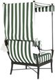Century® Customizable Andalusia Royal Aluminum Outdoor Lounge Chair with Cordoba Legs-3