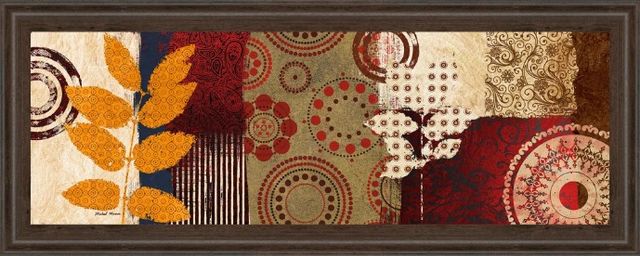 Classy Art Fall Leaf Panel Il by Michael Marcon Wall Art-0