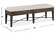 Magnussen Home® Westley Falls Baja Fog/Graphite Upholstered Bench-2