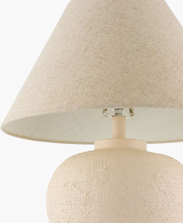 Surya Kaliyu Cream Table Lamp-3
