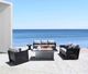 CabanaCoast® Customizable Venice Cast Aluminum 58'' Outdoor Fire Pit-5