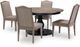 Legacy Classic Halifax Flax Round Dining Table with Java Base-4