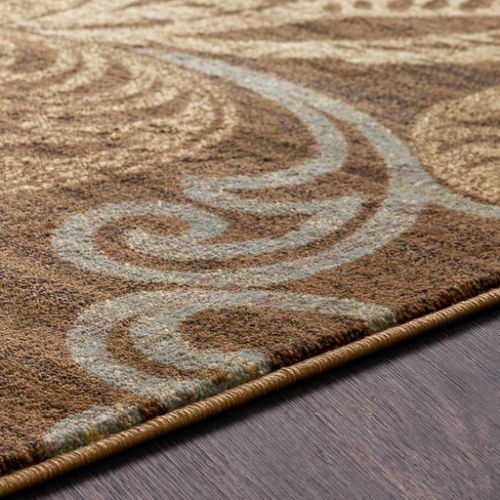 Surya Riley Brown Multi-Color 5'x8' Area Rug-4