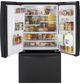 GE® 36" 25.6 Cu. Ft. Black Slate French Door Refrigerator-4