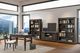 Bernards Bellamy Lane Brown Entertainment Console with Power Box-1