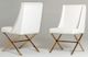 VIG Furniture Modrest Alexia Rosegold/White Dining Chair-1