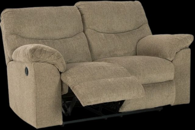 Signature Design by Ashley® Alphons Briar Reclining Loveseat-1