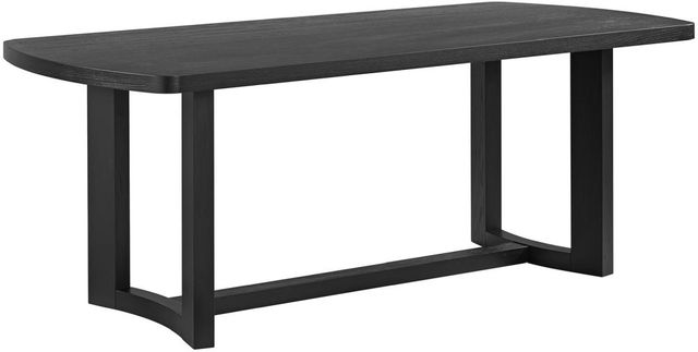 Elements International Portland 5-Piece Black Dining Set-2