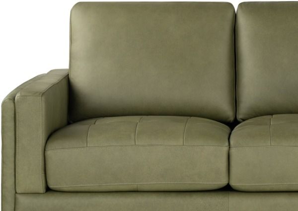 Leather Italia™ Cambria Vaughn Green Clover Sofa-1