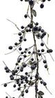 A & B Home Blue Artificial Berry Garland-2