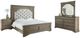 Steve Silver Co. Highland Park 4-Piece Tan Queen Panel Bedroom Set-0