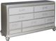 Signature Design by Ashley® Coralayne 6-Piece Silver King Panel Bed Set-2