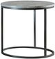 Coaster® Lainey Grey Faux Marble End Table with Gunmetal Base-0