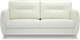 Luonto® Furniture Jamie White Queen Jumbo Loveseat Sleeper-4