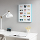 Olliix by Intelligent Design Hip Cat Multi Printed MDF Box-4