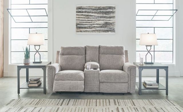 Signature Design by Ashley® Barnsana Ash Power Reclining Loveseat-7