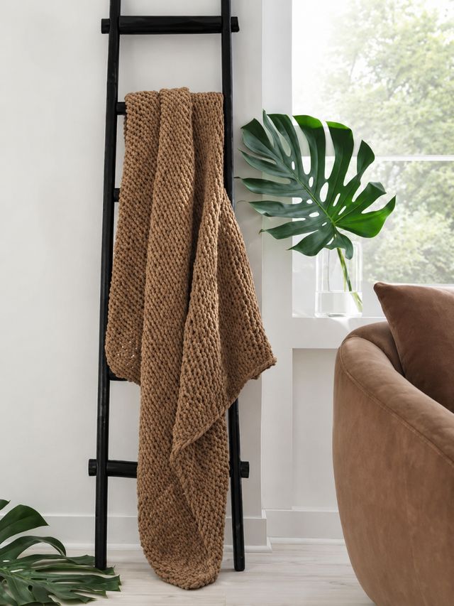 Signature Design by Ashley® Chaddon Sienna Throw Blanket-1