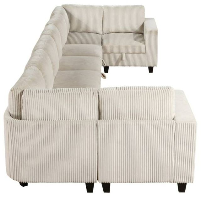 Homelegance® Walterboro 8-Piece Beige Modular Sectional with Storage-2