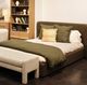 Dovetail Furniture Tobias Olive Queen Panel Bed-1