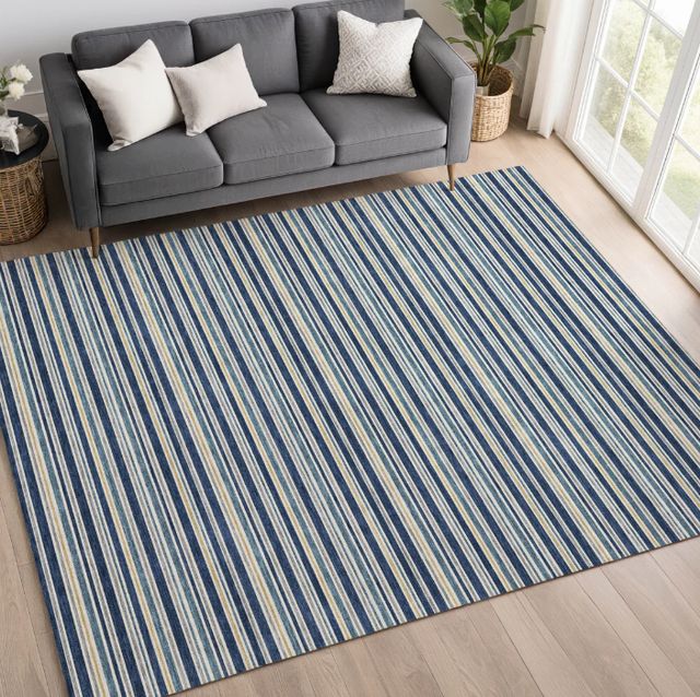 Dalyn™ Rug Company Soft Essentials SE2 Navy 5'x8' Area Rug-1