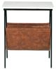 Signature Design by Ashley® Etanbury White Accent Table with Black Base-1