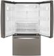 GE® 36" 27 Cu. Ft. Slate French Door Refrigerator-2