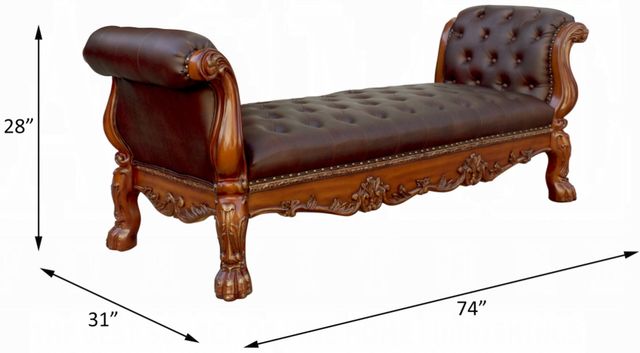 ACME Furniture Vendome Cherry Bench-2