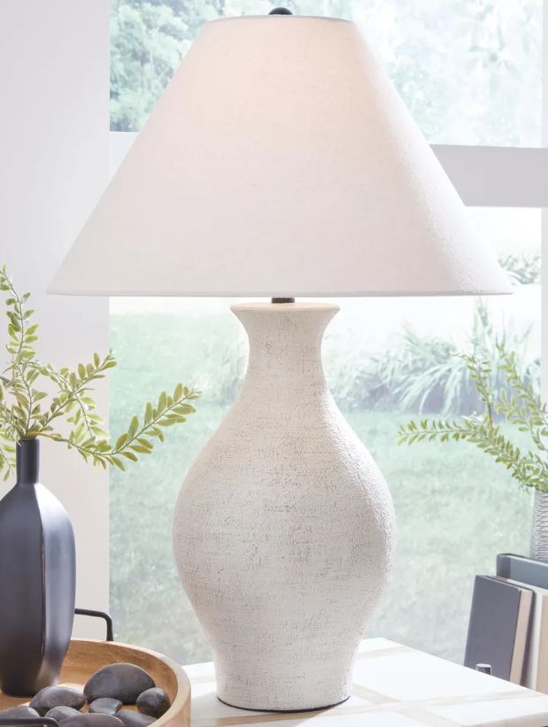 Signature Design by Ashley® Ashbend Antique White Table Lamp-1