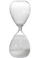 A & B Home Ferdinand White 30-Minute Hourglass-0