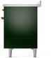 Ilve® Nostalgie II Series 48" Emerald Green Pro Style Induction Range-3