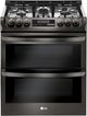 LG 30" PrintProof™ Black Stainless Steel Slide In Gas Range-0