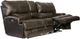 Catnapper® Wembley Steel Leather Power Lay Flat Reclining Console Loveseat with Power Adjustable Headrest and Power Adjustable Lumbar Support-1