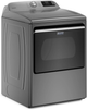 Maytag® 7.4 Cu. Ft. Metallic Slate Front Load Electric Dryer-2