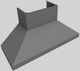 Vent-A-Hood® 60" Gunsmoke Wall Mounted Range Hood-4