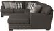 Jackson Furniture Crawford 3-Piece Metal U-Shape Right-Arm Facing Sectional and Chaise-2