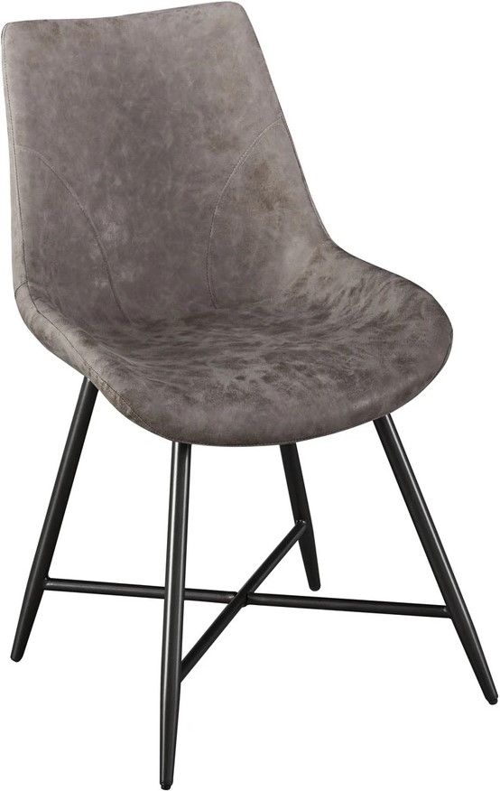 Steve Silver Co. Ramona Brown/Deep Bronze Upholstered Dining Side Chair-0