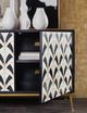 Hooker® Furniture Melange Renee Black/White Credenza-5