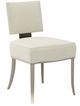 Caracole® Reserved Seating White/Soft Silver Side Chair-0