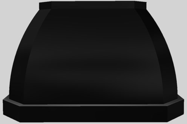 Vent-A-Hood® Designer Series 48" Black Island Range Hood-0